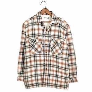 Vintage FieldMaster Plaid Flannel Jacket Sherpa -Lined Button Down Shirt Jacket